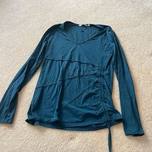athleta blue long sleeve